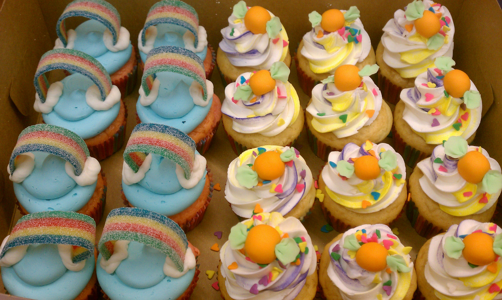 Candy Themed Cupcakes