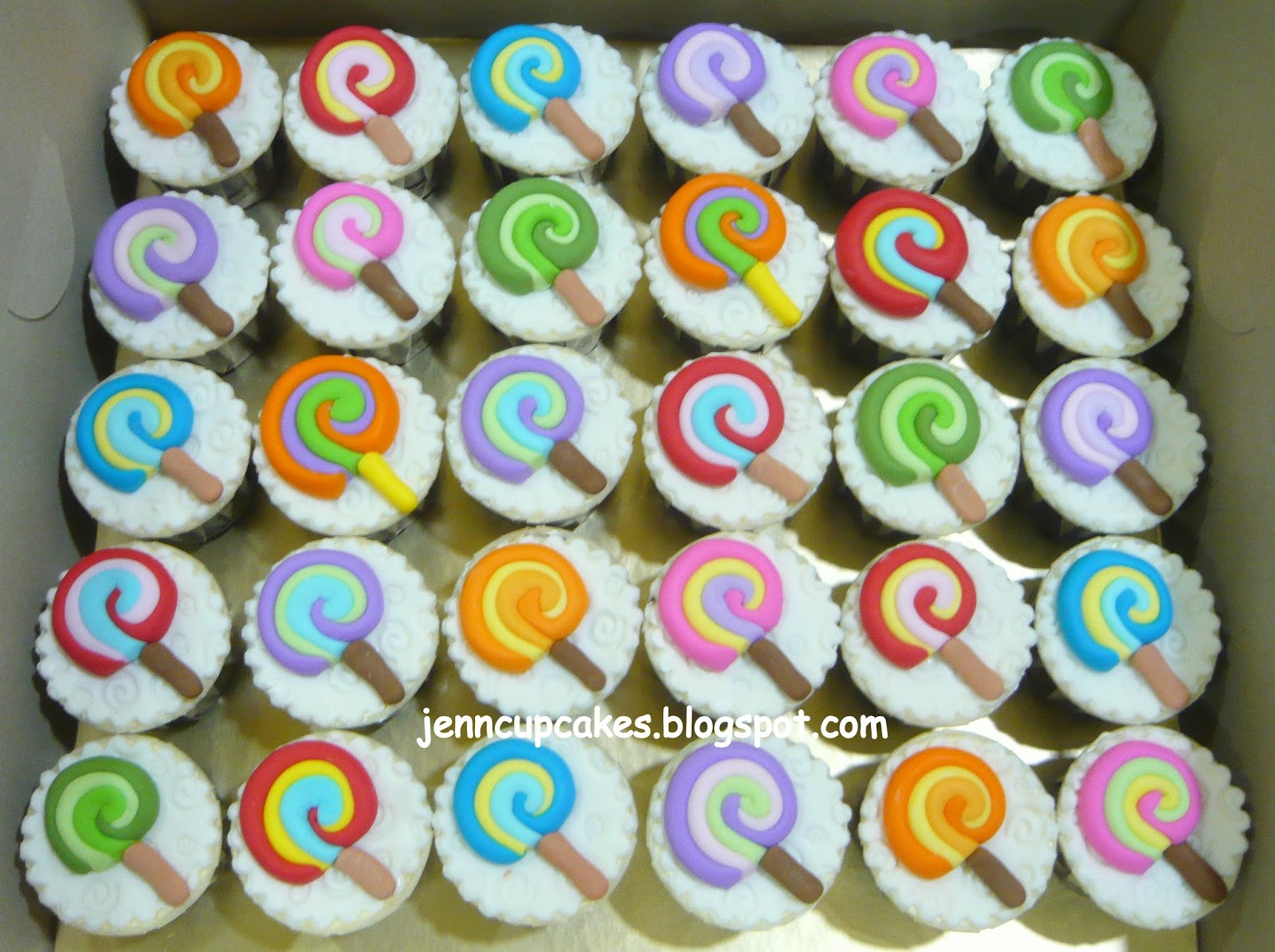 Candy Themed Cupcakes