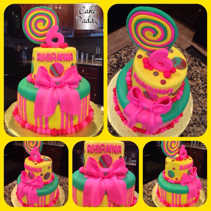 Candyland Birthday Cake Idea