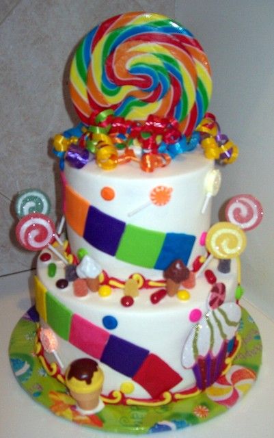 Candyland Birthday Cake Idea