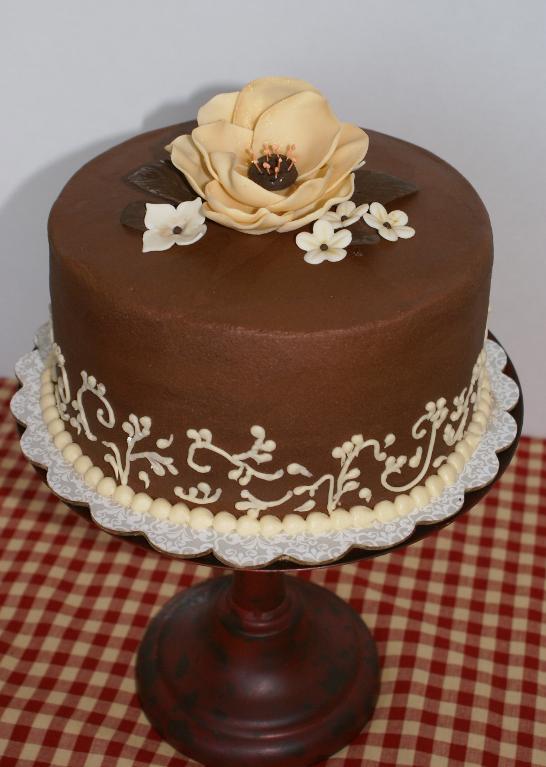 Chocolate Buttercream Cake Decorating Ideas