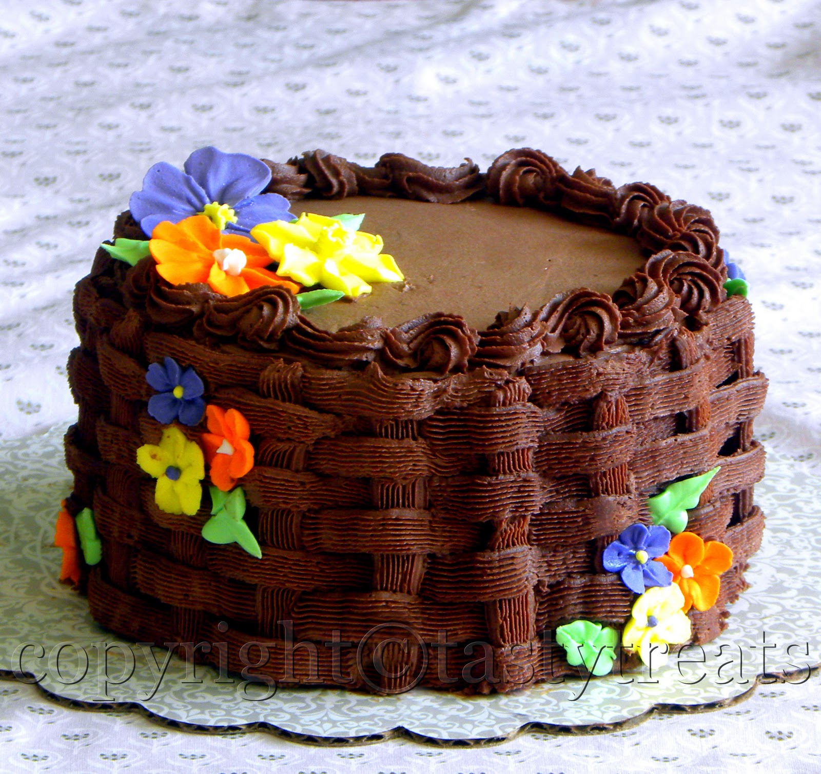 Chocolate Buttercream Cake Decorating Ideas