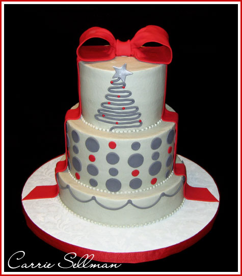 11 Photos of Modern Christmas Cakes