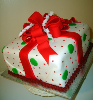 Christmas Gift Cake Boxes