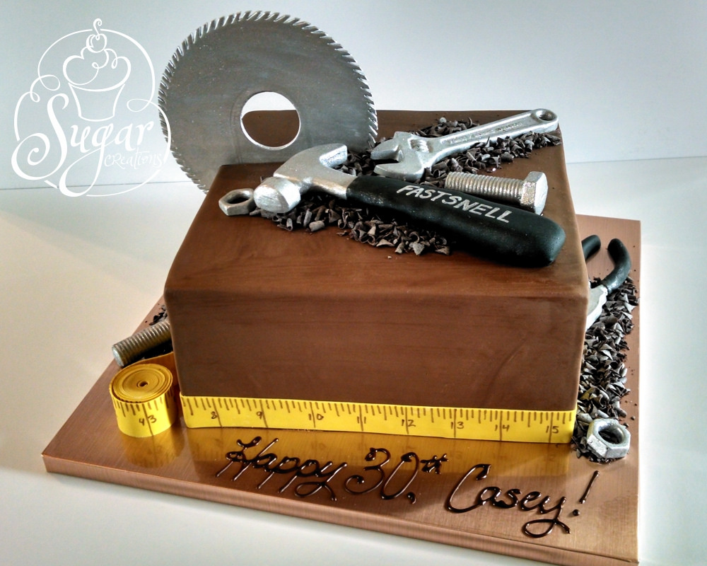 Construction Tools Cake