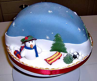 Cool Christmas Cake