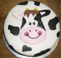 Cow Birthday Cake