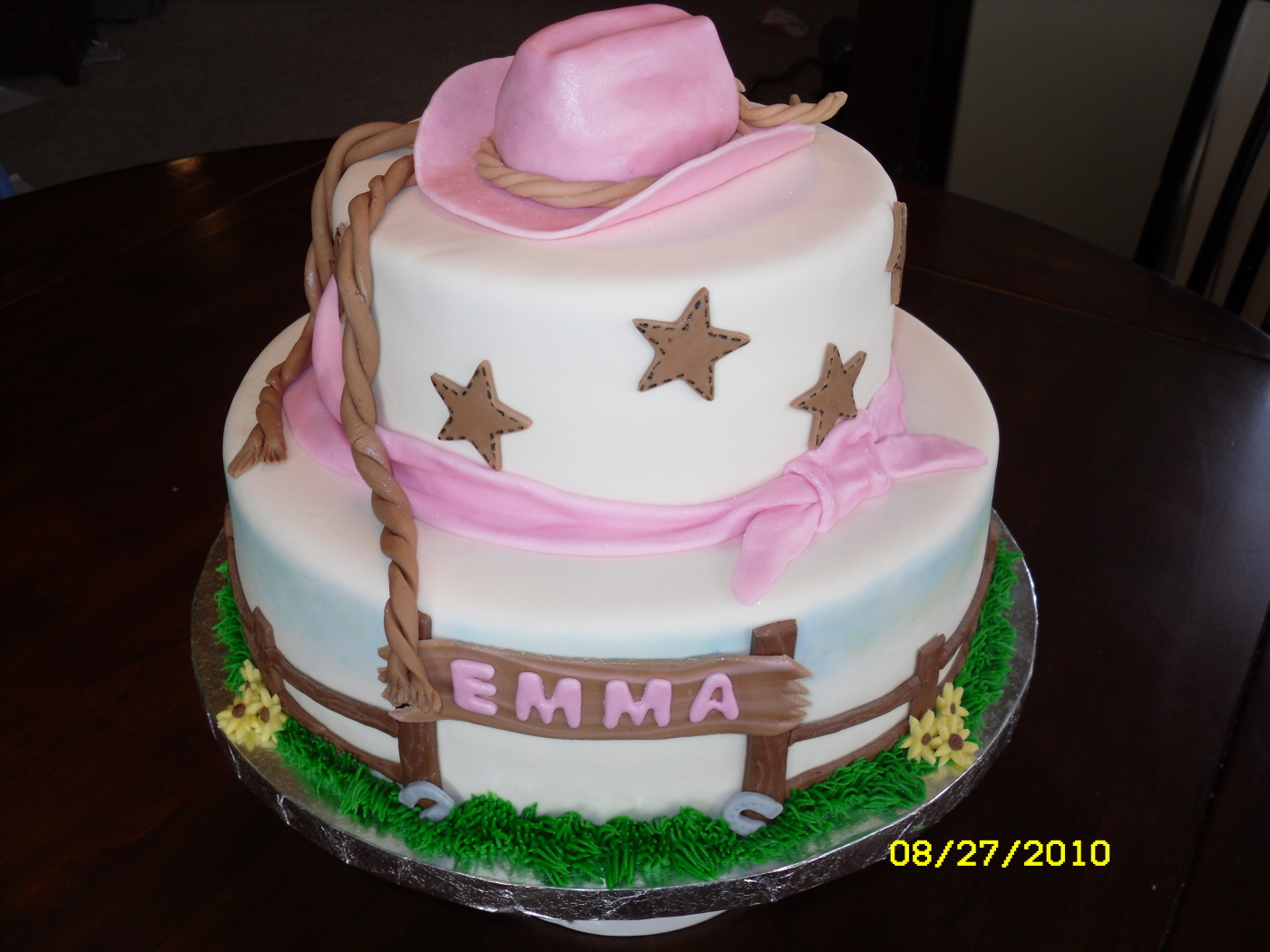 Cowgirl Baby Shower Cake