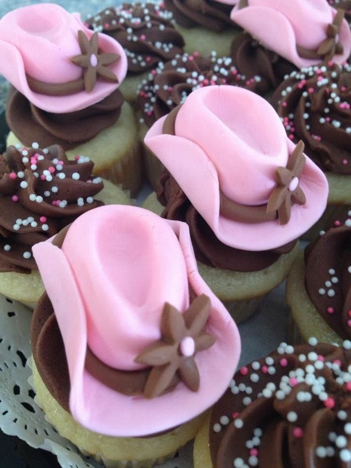 9 Photos of Cowgirl Birthday Cupcakes