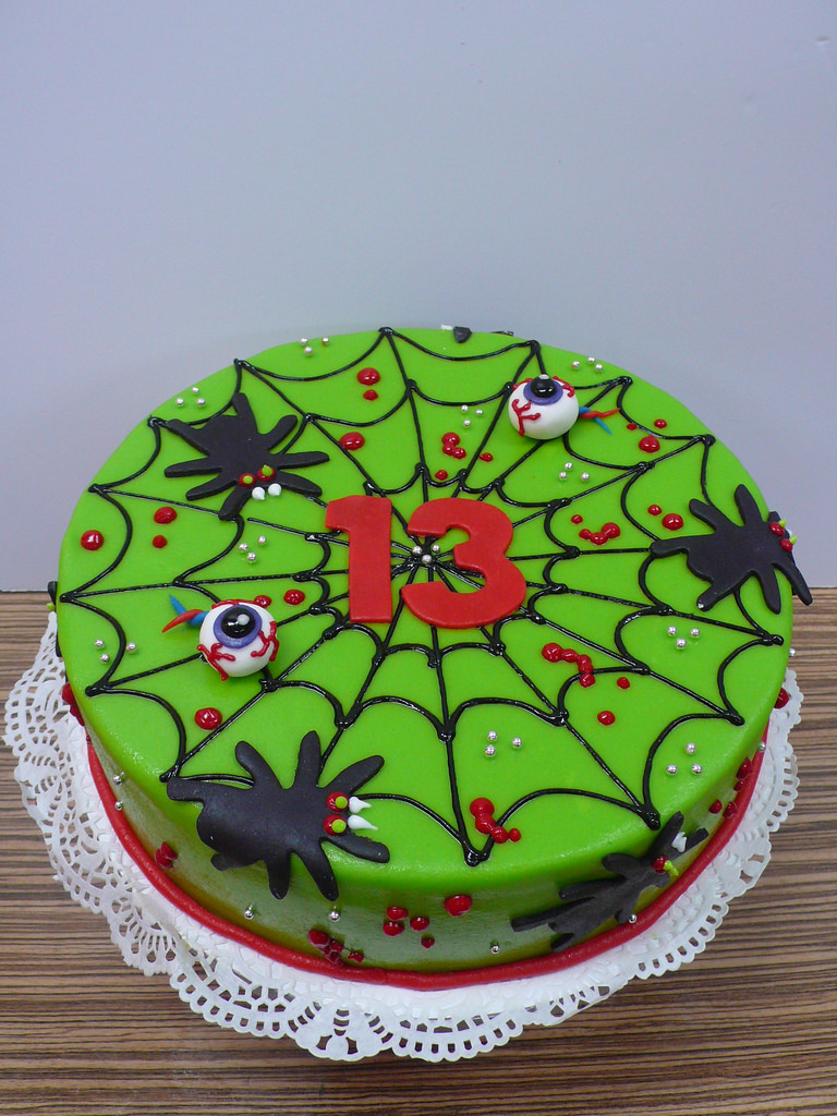 Creepy Halloween Birthday Cakes