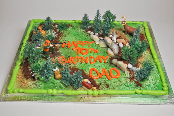 Deer Hunting Themed Sheet Cakes