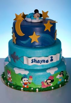 Disney Babies Birthday Cake