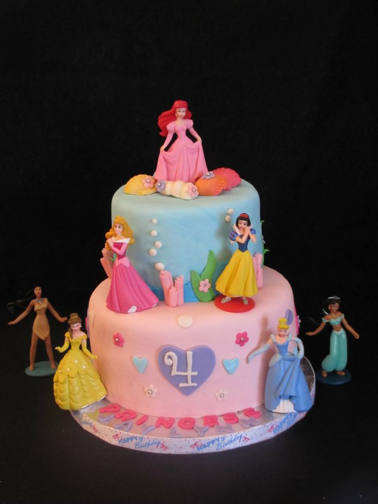 Disney Princess Birthday Cakes for Girls