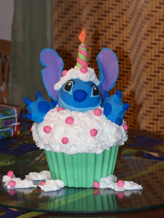 Disney Stitch Birthday Cake