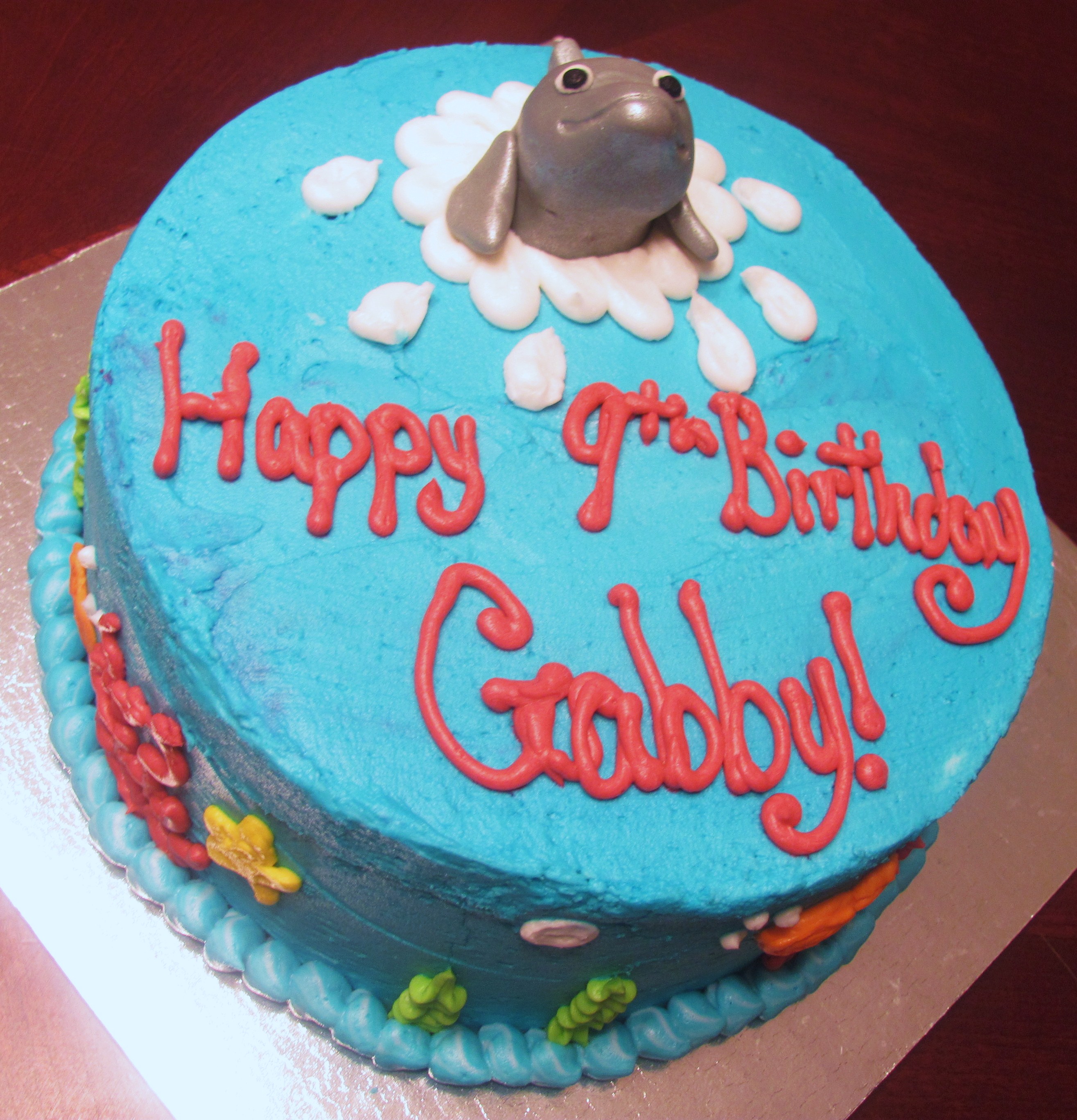 Dolphin Birthday Cake