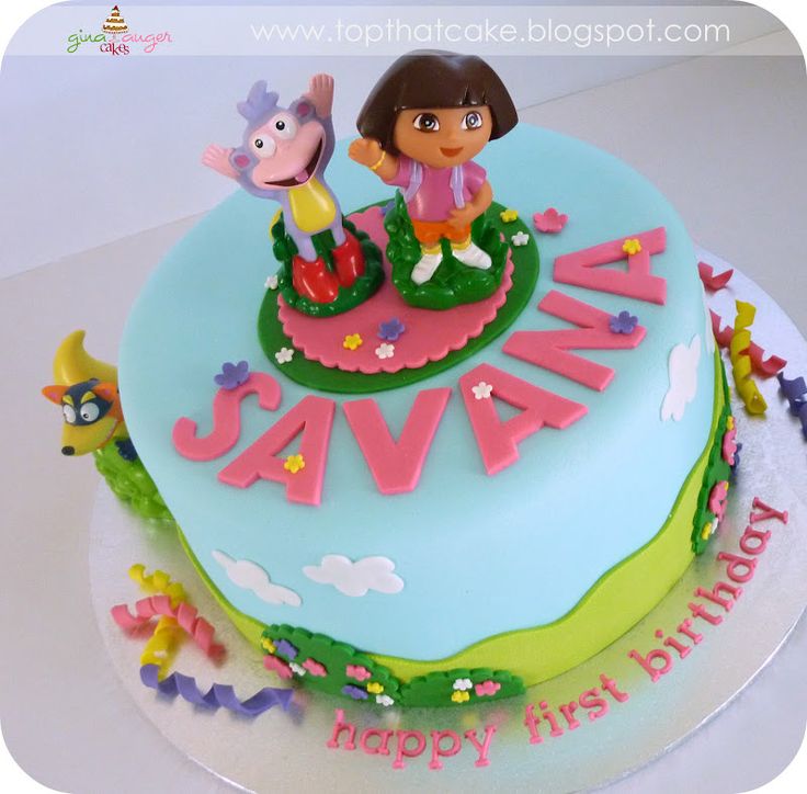 Dora Birthday Cake