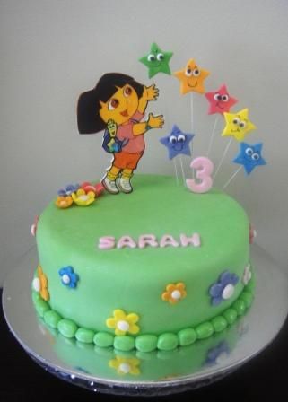 Dora Birthday Cake