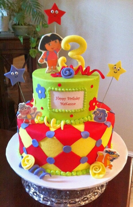 Dora Birthday Cake