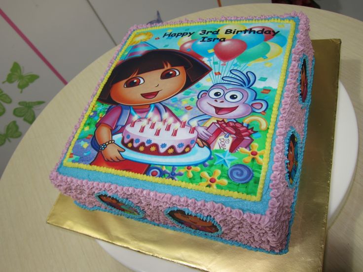 Dora Birthday Cake