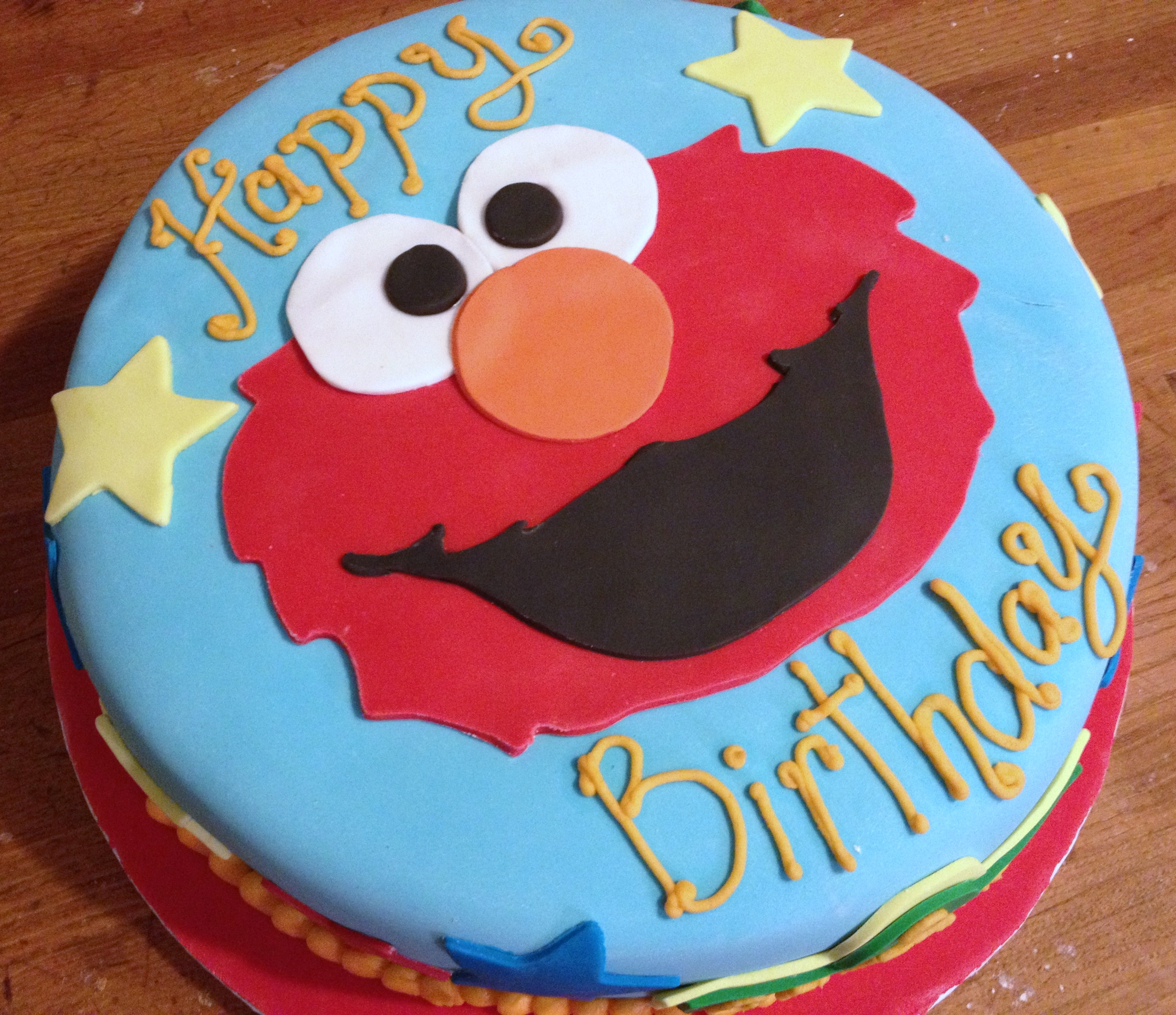 Elmo Birthday Cake