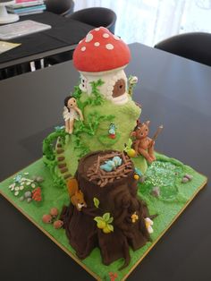 Enchanted Forest Birthday Cake