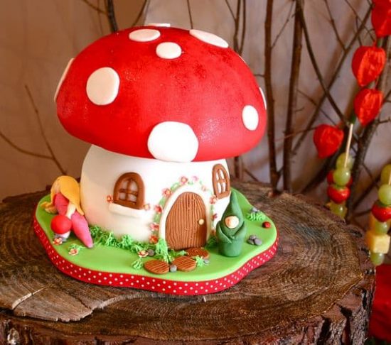 Fairy Mushroom Cake