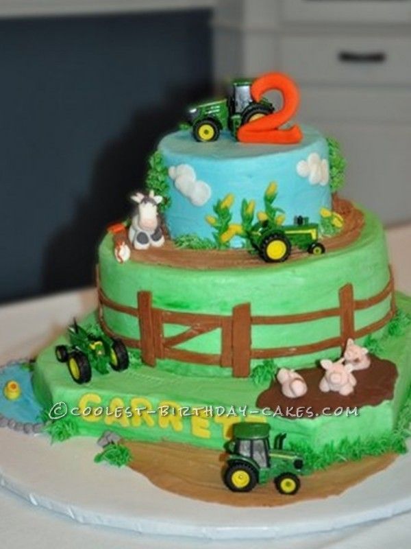 Farm Birthday Cake Ideas