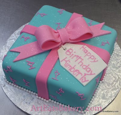 Fondant Present Birthday Cake