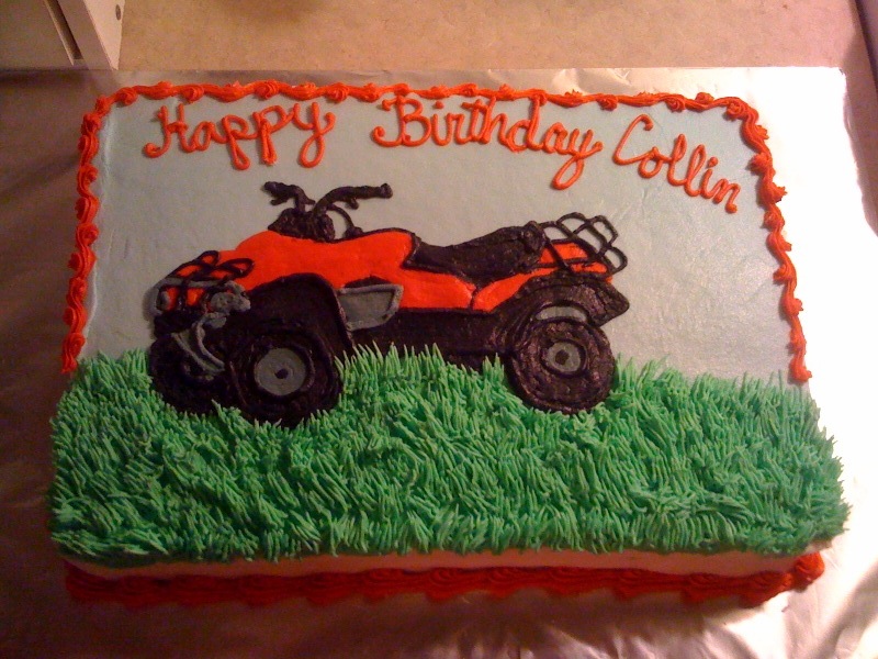 Four Wheeler Birthday Cake