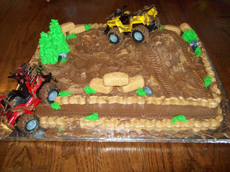 Four Wheeler Birthday Cake