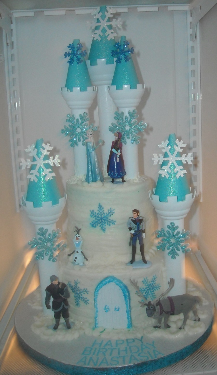 Frozen Castle Cake