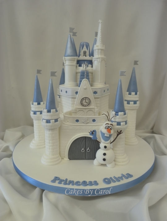 7 Photos of Disney Frozen Castle Cakes