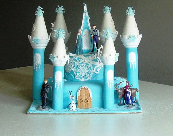 Frozen Disney Castle Cake