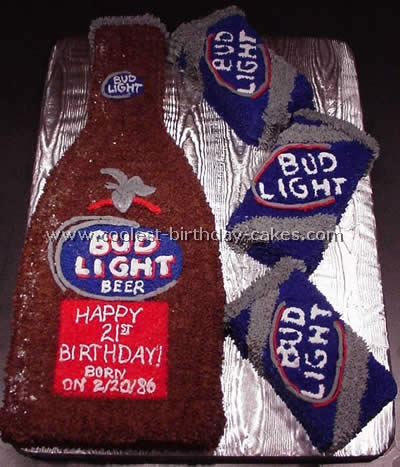 Funny 21st Birthday Cake Idea