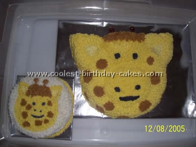 Giraffe Birthday Cake