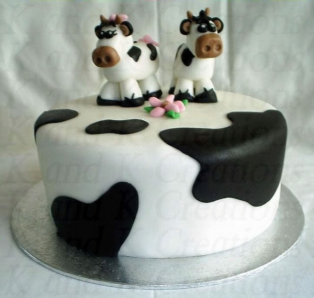 Happy Birthday Cow Cake