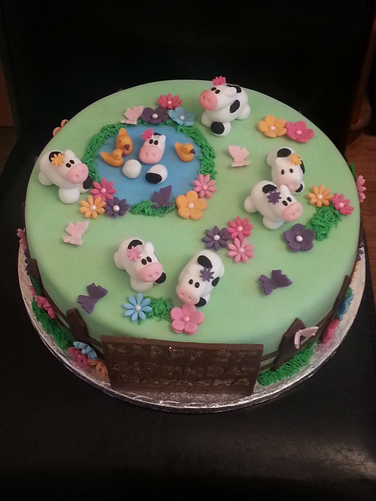 Happy Birthday Cow Cake