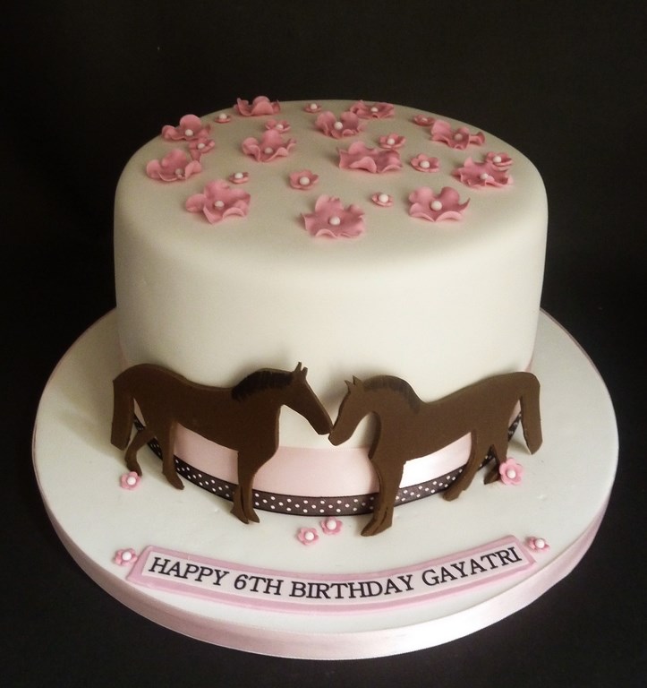 Happy Birthday Horse Cake