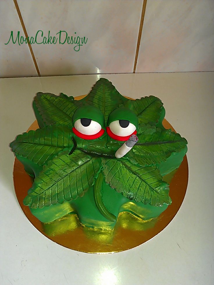 Happy Birthday Marijuana Cake