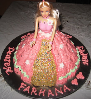 Homemade Barbie Birthday Cakes