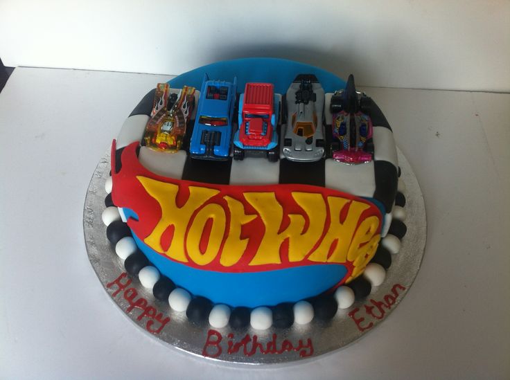 Hot Wheels Birthday Cake