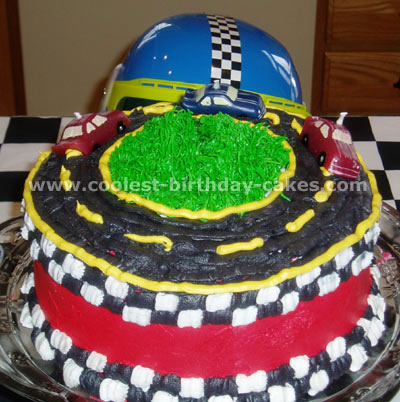 Hot Wheels Race Track Birthday Cake