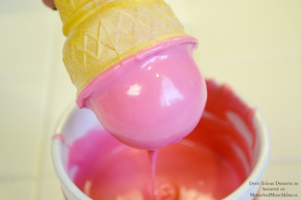 Ice Cream Cone Cake Pops