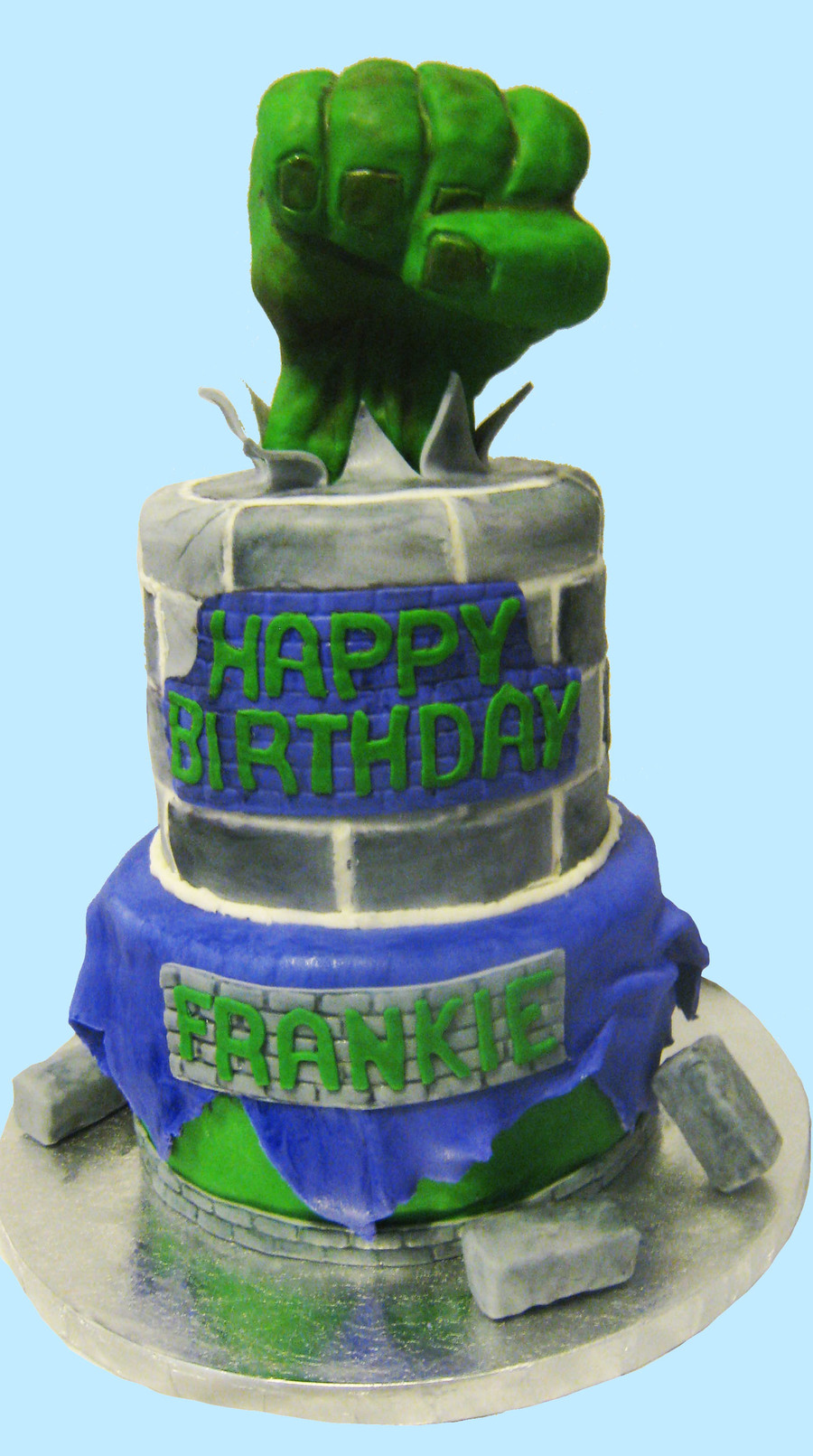 Incredible Hulk Cake