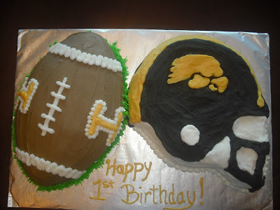 Iowa Hawkeye Birthday Cake