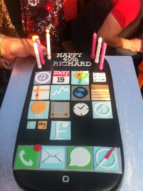 iPhone Birthday Cake Ideas