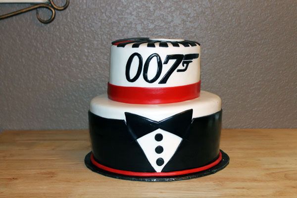 James Bond Birthday Cake