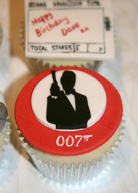 James Bond Cupcakes