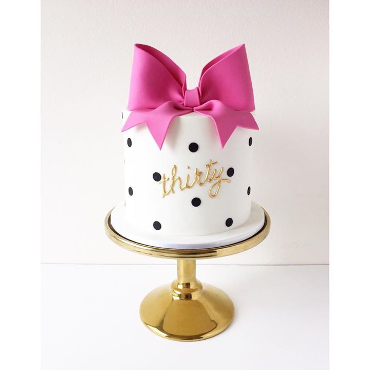 Kate Spade 30th Birthday Cake