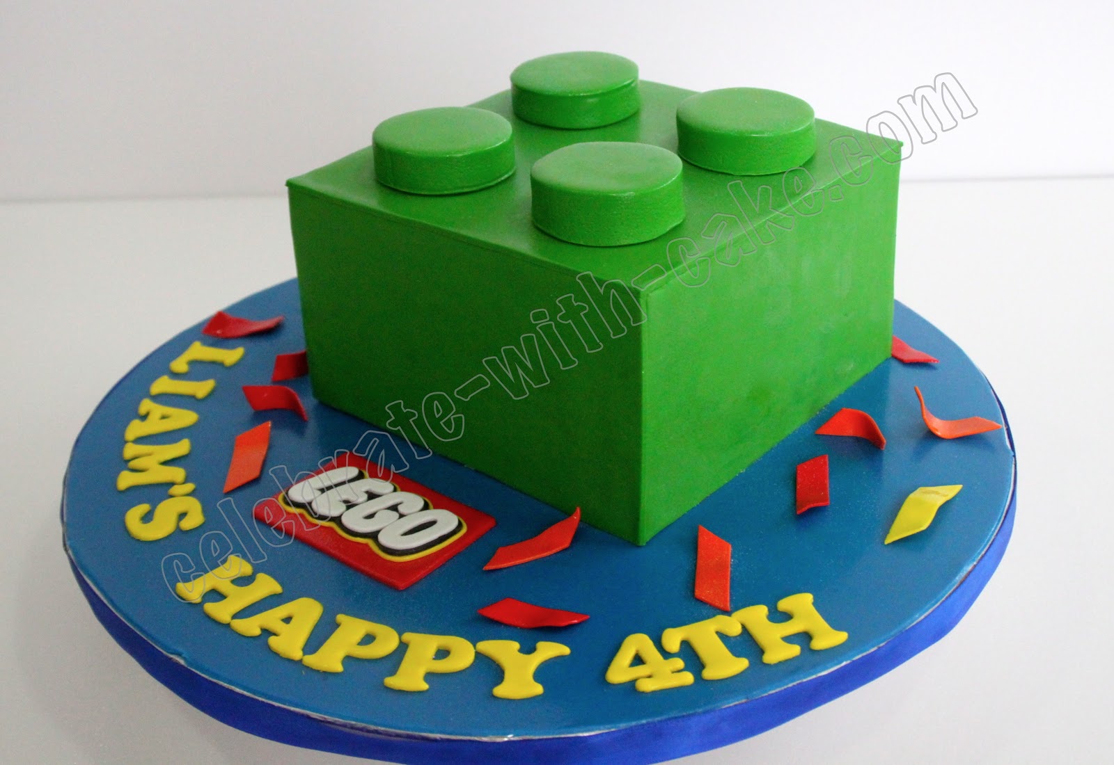 LEGO Blocks Birthday Cake